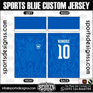 SPORTS BLUE CUSTOM JERSEY. SPORTS BLUE CUSTOM JERSEY, SPORTS BLUE CUSTOM JERSEY.SPORTS BLUE CUSTOM JERSEY, SPORTS BLUE CUSTOM JERSEY, SPORTS BLUE CUSTOM JERSEY SHIRT VECTOR, NEW SPORTS BLUE CUSTOM JERSEY 2022/23. Sublimation Football Shirt Pattern, Soccer JERSEY Printing Files, Football Shirt Ai Files, Football Shirt Vector, Football Kit Vector, Sublimation Soccer JERSEY Printing Files,
