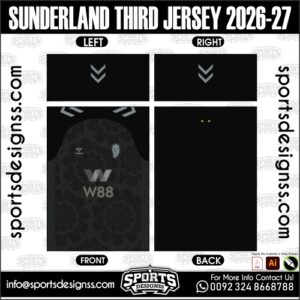 SUNDERLAND THIRD JERSEY 2026-27. SUNDERLAND THIRD JERSEY 2026-27, SUNDERLAND THIRD JERSEY 2026-27.SUNDERLAND THIRD JERSEY 2026-27, SUNDERLAND THIRD JERSEY 2026-27, SUNDERLAND THIRD JERSEY 2026-27 SHIRT VECTOR, NEW SUNDERLAND THIRD JERSEY 2026-27 2022/23. Sublimation Football Shirt Pattern, Soccer JERSEY Printing Files, Football Shirt Ai Files, Football Shirt Vector, Football Kit Vector, Sublimation Soccer JERSEY Printing Files,