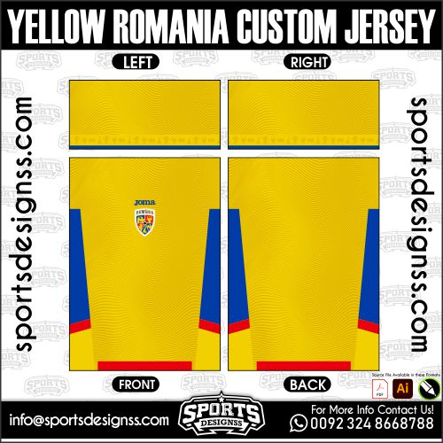 YELLOW ROMANIA CUSTOM JERSEY. YELLOW ROMANIA CUSTOM JERSEY, YELLOW ROMANIA CUSTOM JERSEY.YELLOW ROMANIA CUSTOM JERSEY, YELLOW ROMANIA CUSTOM JERSEY, YELLOW ROMANIA CUSTOM JERSEY SHIRT VECTOR, NEW YELLOW ROMANIA CUSTOM JERSEY 2022/23. Sublimation Football Shirt Pattern, Soccer JERSEY Printing Files, Football Shirt Ai Files, Football Shirt Vector, Football Kit Vector, Sublimation Soccer JERSEY Printing Files,
