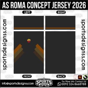 AS ROMA CONCEPT JERSEY 2026. AS ROMA CONCEPT JERSEY 2026, AS ROMA CONCEPT JERSEY 2026.AS ROMA CONCEPT JERSEY 2026, AS ROMA CONCEPT JERSEY 2026, AS ROMA CONCEPT JERSEY 2026 SHIRT VECTOR, NEW AS ROMA CONCEPT JERSEY 2026 2022/23. Sublimation Football Shirt Pattern, Soccer JERSEY Printing Files, Football Shirt Ai Files, Football Shirt Vector, Football Kit Vector, Sublimation Soccer JERSEY Printing Files,