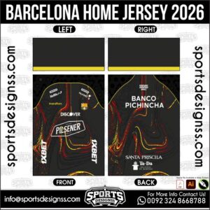 BARCELONA HOME JERSEY 2026. BARCELONA HOME JERSEY 2026, BARCELONA HOME JERSEY 2026.BARCELONA HOME JERSEY 2026, BARCELONA HOME JERSEY 2026, BARCELONA HOME JERSEY 2026 SHIRT VECTOR, NEW BARCELONA HOME JERSEY 2026 2022/23. Sublimation Football Shirt Pattern, Soccer JERSEY Printing Files, Football Shirt Ai Files, Football Shirt Vector, Football Kit Vector, Sublimation Soccer JERSEY Printing Files,
