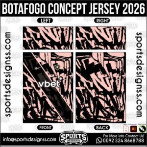 BOTAFOGO CONCEPT JERSEY 2026. BOTAFOGO CONCEPT JERSEY 2026, BOTAFOGO CONCEPT JERSEY 2026.BOTAFOGO CONCEPT JERSEY 2026, BOTAFOGO CONCEPT JERSEY 2026, BOTAFOGO CONCEPT JERSEY 2026 SHIRT VECTOR, NEW BOTAFOGO CONCEPT JERSEY 2026 2022/23. Sublimation Football Shirt Pattern, Soccer JERSEY Printing Files, Football Shirt Ai Files, Football Shirt Vector, Football Kit Vector, Sublimation Soccer JERSEY Printing Files,