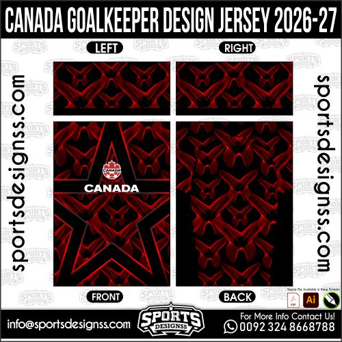 CANADA GOALKEEPER DESIGN JERSEY 2026-27. CANADA GOALKEEPER DESIGN JERSEY 2026-27, CANADA GOALKEEPER DESIGN JERSEY 2026-27.CANADA GOALKEEPER DESIGN JERSEY 2026-27, CANADA GOALKEEPER DESIGN JERSEY 2026-27, CANADA GOALKEEPER DESIGN JERSEY 2026-27 SHIRT VECTOR, NEW CANADA GOALKEEPER DESIGN JERSEY 2026-27 2022/23. Sublimation Football Shirt Pattern, Soccer JERSEY Printing Files, Football Shirt Ai Files, Football Shirt Vector, Football Kit Vector, Sublimation Soccer JERSEY Printing Files,