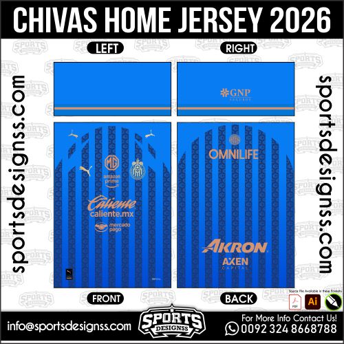 CHIVAS HOME JERSEY 2026. CHIVAS HOME JERSEY 2026, CHIVAS HOME JERSEY 2026.CHIVAS HOME JERSEY 2026, CHIVAS HOME JERSEY 2026, CHIVAS HOME JERSEY 2026 SHIRT VECTOR, NEW CHIVAS HOME JERSEY 2026 2022/23. Sublimation Football Shirt Pattern, Soccer JERSEY Printing Files, Football Shirt Ai Files, Football Shirt Vector, Football Kit Vector, Sublimation Soccer JERSEY Printing Files,