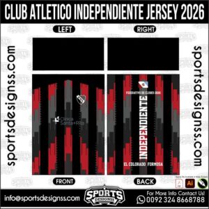 CLUB ATLETICO INDEPENDIENTE JERSEY 2026. CLUB ATLETICO INDEPENDIENTE JERSEY 2026, CLUB ATLETICO INDEPENDIENTE JERSEY 2026.CLUB ATLETICO INDEPENDIENTE JERSEY 2026, CLUB ATLETICO INDEPENDIENTE JERSEY 2026, CLUB ATLETICO INDEPENDIENTE JERSEY 2026 SHIRT VECTOR, NEW CLUB ATLETICO INDEPENDIENTE JERSEY 2026 2022/23. Sublimation Football Shirt Pattern, Soccer JERSEY Printing Files, Football Shirt Ai Files, Football Shirt Vector, Football Kit Vector, Sublimation Soccer JERSEY Printing Files,
