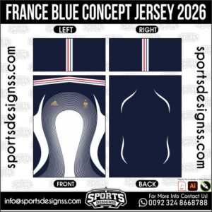 FRANCE BLUE CONCEPT JERSEY 2026. FRANCE BLUE CONCEPT JERSEY 2026, FRANCE BLUE CONCEPT JERSEY 2026.FRANCE BLUE CONCEPT JERSEY 2026, FRANCE BLUE CONCEPT JERSEY 2026, FRANCE BLUE CONCEPT JERSEY 2026 SHIRT VECTOR, NEW FRANCE BLUE CONCEPT JERSEY 2026 2022/23. Sublimation Football Shirt Pattern, Soccer JERSEY Printing Files, Football Shirt Ai Files, Football Shirt Vector, Football Kit Vector, Sublimation Soccer JERSEY Printing Files,