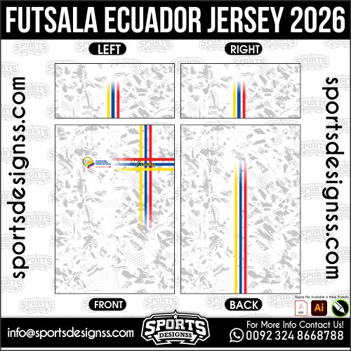 FUTSALA ECUADOR JERSEY 2026. FUTSALA ECUADOR JERSEY 2026, FUTSALA ECUADOR JERSEY 2026.FUTSALA ECUADOR JERSEY 2026, FUTSALA ECUADOR JERSEY 2026, FUTSALA ECUADOR JERSEY 2026 SHIRT VECTOR, NEW FUTSALA ECUADOR JERSEY 2026 2022/23. Sublimation Football Shirt Pattern, Soccer JERSEY Printing Files, Football Shirt Ai Files, Football Shirt Vector, Football Kit Vector, Sublimation Soccer JERSEY Printing Files,