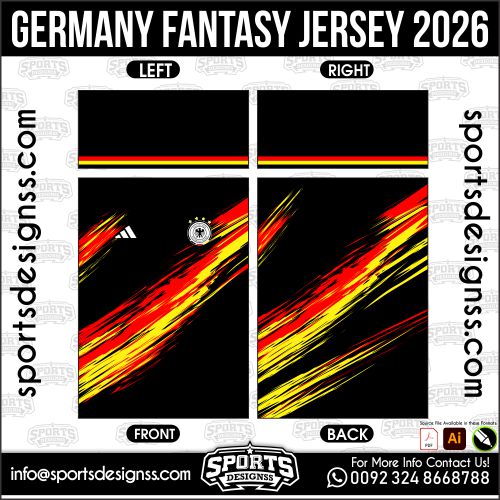 GERMANY FANTASY JERSEY 2026. GERMANY FANTASY JERSEY 2026, GERMANY FANTASY JERSEY 2026.GERMANY FANTASY JERSEY 2026, GERMANY FANTASY JERSEY 2026, GERMANY FANTASY JERSEY 2026 SHIRT VECTOR, NEW GERMANY FANTASY JERSEY 2026 2022/23. Sublimation Football Shirt Pattern, Soccer JERSEY Printing Files, Football Shirt Ai Files, Football Shirt Vector, Football Kit Vector, Sublimation Soccer JERSEY Printing Files,