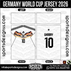 GERMANY WORLD CUP JERSEY 2026. GERMANY WORLD CUP JERSEY 2026, GERMANY WORLD CUP JERSEY 2026.GERMANY WORLD CUP JERSEY 2026, GERMANY WORLD CUP JERSEY 2026, GERMANY WORLD CUP JERSEY 2026 SHIRT VECTOR, NEW GERMANY WORLD CUP JERSEY 2026 2022/23. Sublimation Football Shirt Pattern, Soccer JERSEY Printing Files, Football Shirt Ai Files, Football Shirt Vector, Football Kit Vector, Sublimation Soccer JERSEY Printing Files,