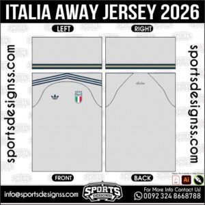 ITALIA AWAY JERSEY 2026. ITALIA AWAY JERSEY 2026, ITALIA AWAY JERSEY 2026.ITALIA AWAY JERSEY 2026, ITALIA AWAY JERSEY 2026, ITALIA AWAY JERSEY 2026 SHIRT VECTOR, NEW ITALIA AWAY JERSEY 2026 2022/23. Sublimation Football Shirt Pattern, Soccer JERSEY Printing Files, Football Shirt Ai Files, Football Shirt Vector, Football Kit Vector, Sublimation Soccer JERSEY Printing Files,