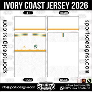 IVORY COAST JERSEY 2026. IVORY COAST JERSEY 2026, IVORY COAST JERSEY 2026.IVORY COAST JERSEY 2026, IVORY COAST JERSEY 2026, IVORY COAST JERSEY 2026 SHIRT VECTOR, NEW IVORY COAST JERSEY 2026 2022/23. Sublimation Football Shirt Pattern, Soccer JERSEY Printing Files, Football Shirt Ai Files, Football Shirt Vector, Football Kit Vector, Sublimation Soccer JERSEY Printing Files,