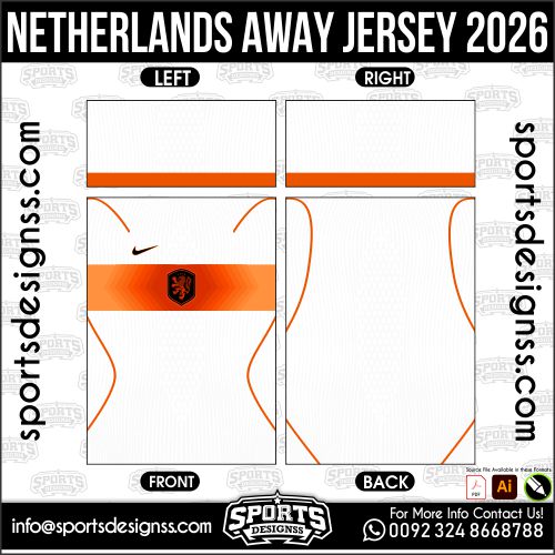 NETHERLANDS AWAY JERSEY 2026. NETHERLANDS AWAY JERSEY 2026, NETHERLANDS AWAY JERSEY 2026.NETHERLANDS AWAY JERSEY 2026, NETHERLANDS AWAY JERSEY 2026, NETHERLANDS AWAY JERSEY 2026 SHIRT VECTOR, NEW NETHERLANDS AWAY JERSEY 2026 2022/23. Sublimation Football Shirt Pattern, Soccer JERSEY Printing Files, Football Shirt Ai Files, Football Shirt Vector, Football Kit Vector, Sublimation Soccer JERSEY Printing Files,