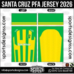 SANTA CRUZ PFA JERSEY 2026. SANTA CRUZ PFA JERSEY 2026, SANTA CRUZ PFA JERSEY 2026.SANTA CRUZ PFA JERSEY 2026, SANTA CRUZ PFA JERSEY 2026, SANTA CRUZ PFA JERSEY 2026 SHIRT VECTOR, NEW SANTA CRUZ PFA JERSEY 2026 2022/23. Sublimation Football Shirt Pattern, Soccer JERSEY Printing Files, Football Shirt Ai Files, Football Shirt Vector, Football Kit Vector, Sublimation Soccer JERSEY Printing Files,