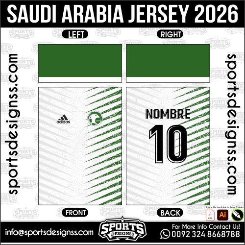 SAUDI ARABIA JERSEY 2026. SAUDI ARABIA JERSEY 2026, SAUDI ARABIA JERSEY 2026.SAUDI ARABIA JERSEY 2026, SAUDI ARABIA JERSEY 2026, SAUDI ARABIA JERSEY 2026 SHIRT VECTOR, NEW SAUDI ARABIA JERSEY 2026 2022/23. Sublimation Football Shirt Pattern, Soccer JERSEY Printing Files, Football Shirt Ai Files, Football Shirt Vector, Football Kit Vector, Sublimation Soccer JERSEY Printing Files,