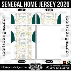 SENEGAL HOME JERSEY 2026. SENEGAL HOME JERSEY 2026, SENEGAL HOME JERSEY 2026.SENEGAL HOME JERSEY 2026, SENEGAL HOME JERSEY 2026, SENEGAL HOME JERSEY 2026 SHIRT VECTOR, NEW SENEGAL HOME JERSEY 2026 2022/23. Sublimation Football Shirt Pattern, Soccer JERSEY Printing Files, Football Shirt Ai Files, Football Shirt Vector, Football Kit Vector, Sublimation Soccer JERSEY Printing Files,