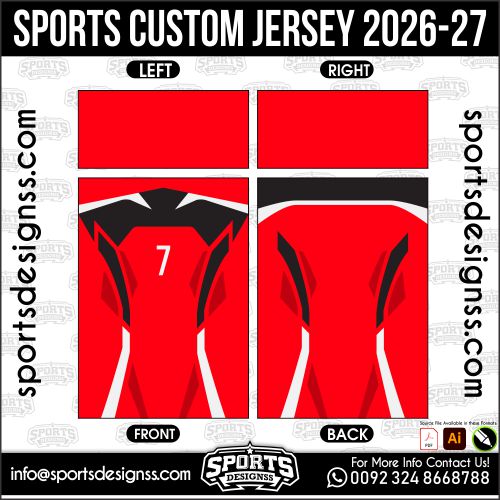 SPORTS CUSTOM JERSEY 2026-27. SPORTS CUSTOM JERSEY 2026-27, SPORTS CUSTOM JERSEY 2026-27.SPORTS CUSTOM JERSEY 2026-27, SPORTS CUSTOM JERSEY 2026-27, SPORTS CUSTOM JERSEY 2026-27 SHIRT VECTOR, NEW SPORTS CUSTOM JERSEY 2026-27 2022/23. Sublimation Football Shirt Pattern, Soccer JERSEY Printing Files, Football Shirt Ai Files, Football Shirt Vector, Football Kit Vector, Sublimation Soccer JERSEY Printing Files,