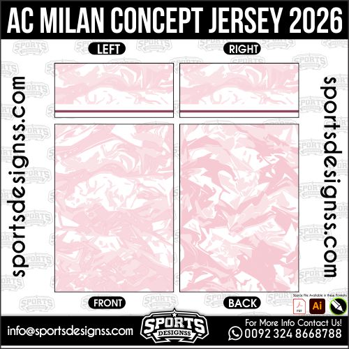 AC MILAN CONCEPT JERSEY 2026. AC MILAN CONCEPT JERSEY 2026, AC MILAN CONCEPT JERSEY 2026.AC MILAN CONCEPT JERSEY 2026, AC MILAN CONCEPT JERSEY 2026, AC MILAN CONCEPT JERSEY 2026 SHIRT VECTOR, NEW AC MILAN CONCEPT JERSEY 2026. Sublimation Football Shirt Pattern, Soccer JERSEY Printing Files, Football Shirt Ai Files, Football Shirt Vector, Football Kit Vector, Sublimation Soccer JERSEY Printing Files,