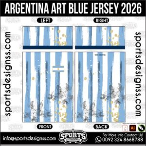 ARGENTINA ART BLUE JERSEY 2026. ARGENTINA ART BLUE JERSEY 2026, ARGENTINA ART BLUE JERSEY 2026.ARGENTINA ART BLUE JERSEY 2026, ARGENTINA ART BLUE JERSEY 2026, ARGENTINA ART BLUE JERSEY 2026 SHIRT VECTOR, NEW ARGENTINA ART BLUE JERSEY 2026. Sublimation Football Shirt Pattern, Soccer JERSEY Printing Files, Football Shirt Ai Files, Football Shirt Vector, Football Kit Vector, Sublimation Soccer JERSEY Printing Files,