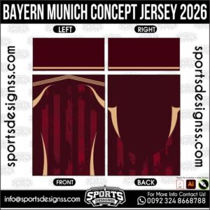 BAYERN MUNICH CONCEPT JERSEY 2026. BAYERN MUNICH CONCEPT JERSEY 2026, BAYERN MUNICH CONCEPT JERSEY 2026.BAYERN MUNICH CONCEPT JERSEY 2026, BAYERN MUNICH CONCEPT JERSEY 2026, BAYERN MUNICH CONCEPT JERSEY 2026 SHIRT VECTOR, NEW BAYERN MUNICH CONCEPT JERSEY 2026. Sublimation Football Shirt Pattern, Soccer JERSEY Printing Files, Football Shirt Ai Files, Football Shirt Vector, Football Kit Vector, Sublimation Soccer JERSEY Printing Files,