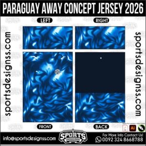PARAGUAY AWAY CONCEPT JERSEY 2026. PARAGUAY AWAY CONCEPT JERSEY 2026, PARAGUAY AWAY CONCEPT JERSEY 2026.PARAGUAY AWAY CONCEPT JERSEY 2026, PARAGUAY AWAY CONCEPT JERSEY 2026, PARAGUAY AWAY CONCEPT JERSEY 2026 SHIRT VECTOR, NEW PARAGUAY AWAY CONCEPT JERSEY 2026. Sublimation Football Shirt Pattern, Soccer JERSEY Printing Files, Football Shirt Ai Files, Football Shirt Vector, Football Kit Vector, Sublimation Soccer JERSEY Printing Files,