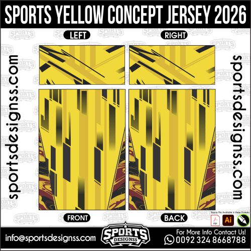 SPORTS YELLOW CONCEPT JERSEY 2026. SPORTS YELLOW CONCEPT JERSEY 2026, SPORTS YELLOW CONCEPT JERSEY 2026.SPORTS YELLOW CONCEPT JERSEY 2026, SPORTS YELLOW CONCEPT JERSEY 2026, SPORTS YELLOW CONCEPT JERSEY 2026 SHIRT VECTOR, NEW SPORTS YELLOW CONCEPT JERSEY 2026. Sublimation Football Shirt Pattern, Soccer JERSEY Printing Files, Football Shirt Ai Files, Football Shirt Vector, Football Kit Vector, Sublimation Soccer JERSEY Printing Files,