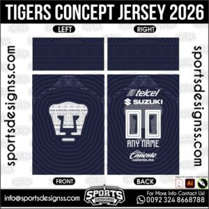 TIGERS CONCEPT JERSEY 2026. TIGERS CONCEPT JERSEY 2026, TIGERS CONCEPT JERSEY 2026.TIGERS CONCEPT JERSEY 2026, TIGERS CONCEPT JERSEY 2026, TIGERS CONCEPT JERSEY 2026 SHIRT VECTOR, NEW TIGERS CONCEPT JERSEY 2026. Sublimation Football Shirt Pattern, Soccer JERSEY Printing Files, Football Shirt Ai Files, Football Shirt Vector, Football Kit Vector, Sublimation Soccer JERSEY Printing Files,
