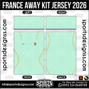 FRANCE AWAY KIT JERSEY 2026. FRANCE AWAY KIT JERSEY 2026, FRANCE AWAY KIT JERSEY 2026.FRANCE AWAY KIT JERSEY 2026, FRANCE AWAY KIT JERSEY 2026, FRANCE AWAY KIT JERSEY 2026 SHIRT VECTOR, NEW FRANCE AWAY KIT JERSEY 2026. Sublimation Football Shirt Pattern, Soccer JERSEY Printing Files, Football Shirt Ai Files, Football Shirt Vector, Football Kit Vector, Sublimation Soccer JERSEY Printing Files,