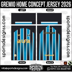 GREMIO HOME CONCEPT JERSEY 2026. GREMIO HOME CONCEPT JERSEY 2026, GREMIO HOME CONCEPT JERSEY 2026.GREMIO HOME CONCEPT JERSEY 2026, GREMIO HOME CONCEPT JERSEY 2026, GREMIO HOME CONCEPT JERSEY 2026 SHIRT VECTOR, NEW GREMIO HOME CONCEPT JERSEY 2026. Sublimation Football Shirt Pattern, Soccer JERSEY Printing Files, Football Shirt Ai Files, Football Shirt Vector, Football Kit Vector, Sublimation Soccer JERSEY Printing Files,