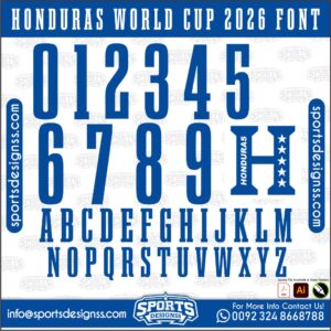 HONDURAS WORLD CUP 2026 FONT Download by Sports Designss _Football Font Premium Football Jersey Font (OTF Download) Recreate authentic football jersey designs with the [HONDURAS WORLD CUP], built for realistic, match-ready sports visuals. Upgrade your designs with the [HONDURAS WORLD CUP], a premium football jersey font inspired by modern professional sports aesthetics. Designed for creators who want clean, authentic, and game-ready visuals, this font helps you produce high-quality football designs that actually look professional. ⚽ What You Get: High-quality OTF font file (Ready to install) Clean and authentic football-style typography Works with Photoshop, Illustrator, CorelDRAW & more 🎨 Perfect For: Football / Soccer jersey designs Team kits & sports branding Mockups & merchandise Social media posts & YouTube thumbnails 🚀 Why This Font? Inspired by real football design trends Built for clarity, readability, and realism Gives your designs a professional, match-ready look 🔒 Important Notes: Digital product only (no physical item) Instant download after purchase No refunds on digital items ⚡ Designed for creators who take sports design seriously.