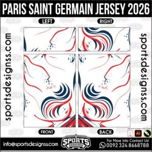 PARIS SAINT GERMAIN JERSEY 2026. PARIS SAINT GERMAIN JERSEY 2026, PARIS SAINT GERMAIN JERSEY 2026.PARIS SAINT GERMAIN JERSEY 2026, PARIS SAINT GERMAIN JERSEY 2026, PARIS SAINT GERMAIN JERSEY 2026 SHIRT VECTOR, NEW PARIS SAINT GERMAIN JERSEY 2026. Sublimation Football Shirt Pattern, Soccer JERSEY Printing Files, Football Shirt Ai Files, Football Shirt Vector, Football Kit Vector, Sublimation Soccer JERSEY Printing Files,