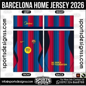 BARCELONA HOME JERSEY 2026. BARCELONA HOME JERSEY 2026, BARCELONA HOME JERSEY 2026.BARCELONA HOME JERSEY 2026, BARCELONA HOME JERSEY 2026, BARCELONA HOME JERSEY 2026 SHIRT VECTOR, NEW BARCELONA HOME JERSEY 2026. Sublimation Football Shirt Pattern, Soccer JERSEY Printing Files, Football Shirt Ai Files, Football Shirt Vector, Football Kit Vector, Sublimation Soccer JERSEY Printing Files,