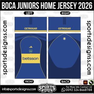 BOCA JUNIORS HOME JERSEY 2026. BOCA JUNIORS HOME JERSEY 2026, BOCA JUNIORS HOME JERSEY 2026.BOCA JUNIORS HOME JERSEY 2026, BOCA JUNIORS HOME JERSEY 2026, BOCA JUNIORS HOME JERSEY 2026 SHIRT VECTOR, NEW BOCA JUNIORS HOME JERSEY 2026. Sublimation Football Shirt Pattern, Soccer JERSEY Printing Files, Football Shirt Ai Files, Football Shirt Vector, Football Kit Vector, Sublimation Soccer JERSEY Printing Files,