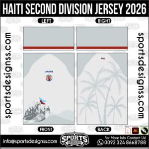 Download HAITI SECOND DIVISION JERSEY 2026. Premium sublimation football shirt design, editable AI file for custom soccer kits and printing. Professional HAITI SECOND DIVISION JERSEY 2026. This high-quality vector file is идеально suited for sublimation printing, custom football kits, and sportswear brands. Fully editable and ready for production.