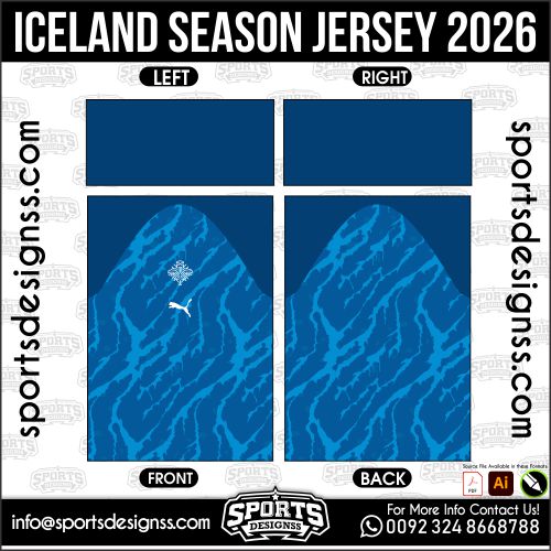ICELAND SEASON JERSEY 2026. ICELAND SEASON JERSEY 2026, ICELAND SEASON JERSEY 2026.ICELAND SEASON JERSEY 2026, ICELAND SEASON JERSEY 2026, ICELAND SEASON JERSEY 2026 SHIRT VECTOR, NEW ICELAND SEASON JERSEY 2026 2022/23. Sublimation Football Shirt Pattern, Soccer JERSEY Printing Files, Football Shirt Ai Files, Football Shirt Vector, Football Kit Vector, Sublimation Soccer JERSEY Printing Files,