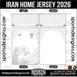 IRAN HOME JERSEY 2026. IRAN HOME JERSEY 2026, IRAN HOME JERSEY 2026.IRAN HOME JERSEY 2026, IRAN HOME JERSEY 2026, IRAN HOME JERSEY 2026 SHIRT VECTOR, NEW IRAN HOME JERSEY 2026 2022/23. Sublimation Football Shirt Pattern, Soccer JERSEY Printing Files, Football Shirt Ai Files, Football Shirt Vector, Football Kit Vector, Sublimation Soccer JERSEY Printing Files,