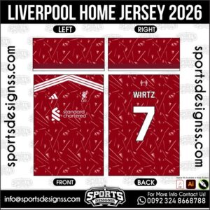 LIVERPOOL HOME JERSEY 2026. LIVERPOOL HOME JERSEY 2026, LIVERPOOL HOME JERSEY 2026.LIVERPOOL HOME JERSEY 2026, LIVERPOOL HOME JERSEY 2026, LIVERPOOL HOME JERSEY 2026 SHIRT VECTOR, NEW LIVERPOOL HOME JERSEY 2026. Sublimation Football Shirt Pattern, Soccer JERSEY Printing Files, Football Shirt Ai Files, Football Shirt Vector, Football Kit Vector, Sublimation Soccer JERSEY Printing Files,