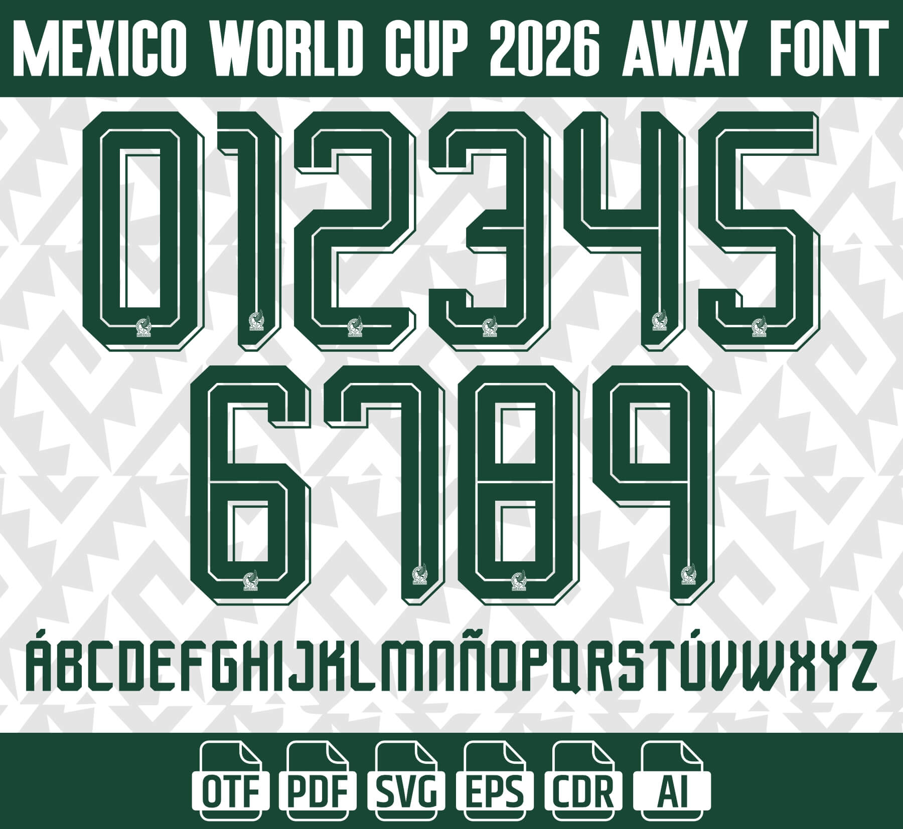 Mexico World Cup 2026 Font