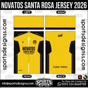 Download NOVATOS SANTA ROSA JERSEY 2026. Premium sublimation football shirt design, editable AI file for custom soccer kits and printing. Professional NOVATOS SANTA ROSA JERSEY 2026. This high-quality vector file is идеально suited for sublimation printing, custom football kits, and sportswear brands. Fully editable and ready for production.
