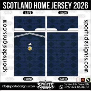 Download SCOTLAND HOME JERSEY 2026. Premium sublimation football shirt design, editable AI file for custom soccer kits and printing. Professional SCOTLAND HOME JERSEY 2026. This high-quality vector file is идеально suited for sublimation printing, custom football kits, and sportswear brands. Fully editable and ready for production.