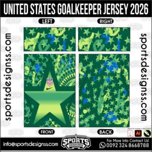 Download UNITED STATES GOALKEEPER JERSEY 2026. Premium sublimation football shirt design, editable AI file for custom soccer kits and printing. Professional UNITED STATES GOALKEEPER JERSEY 2026. This high-quality vector file is идеально suited for sublimation printing, custom football kits, and sportswear brands. Fully editable and ready for production.