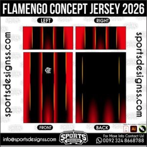 FLAMENGO CONCEPT JERSEY 2026. FLAMENGO CONCEPT JERSEY 2026, FLAMENGO CONCEPT JERSEY 2026.FLAMENGO CONCEPT JERSEY 2026, FLAMENGO CONCEPT JERSEY 2026, FLAMENGO CONCEPT JERSEY 2026 SHIRT VECTOR, NEW FLAMENGO CONCEPT JERSEY 2026. Sublimation Football Shirt Pattern, Soccer JERSEY Printing Files, Football Shirt Ai Files, Football Shirt Vector, Football Kit Vector, Sublimation Soccer JERSEY Printing Files,