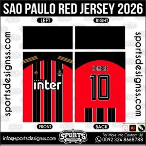SAO PAULO RED JERSEY 2026. SAO PAULO RED JERSEY 2026, SAO PAULO RED JERSEY 2026.SAO PAULO RED JERSEY 2026, SAO PAULO RED JERSEY 2026, SAO PAULO RED JERSEY 2026 SHIRT VECTOR, NEW SAO PAULO RED JERSEY 2026. Sublimation Football Shirt Pattern, Soccer JERSEY Printing Files, Football Shirt Ai Files, Football Shirt Vector, Football Kit Vector, Sublimation Soccer JERSEY Printing Files,