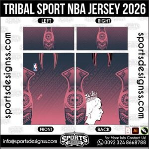 Tribal Sport NBA Jersey 2026 - basketball jersey vector for sublimation printing