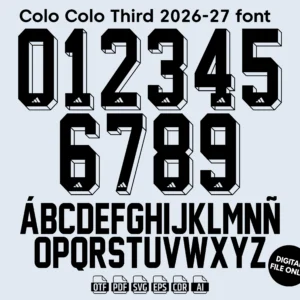 Colo Colo Third 2026 Font