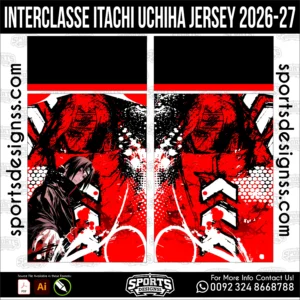 Itachi Uchiha Interclasse Jersey 2026-27 - anime football shirt vector
