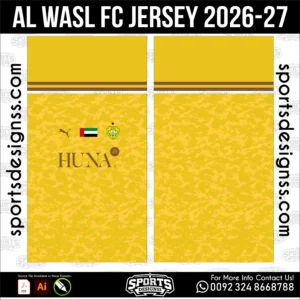 Al Wasl FC Jersey 2026-27 - football shirt vector for sublimation printing