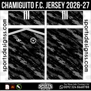 Chamiguito F.C. Jersey 2026-27 - football shirt vector for sublimation printing