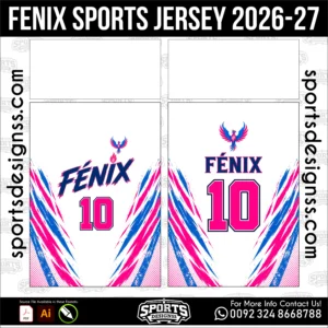 Club Atlético Fénix Jersey 2026-27 - football shirt vector for sublimation printing