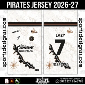 Pirates Jersey 2026-27, Pirates Football Jersey, Pirates Soccer Jersey, Pirate Jersey Design, Football Jersey Vector, Football Shirt Vector, Soccer Jersey Vector, Football Kit Vector, Sublimation Jersey, Sublimation Vector, Custom Football Jersey, Custom Soccer Kit, Sportswear Design, Editable Jersey, AI Jersey Vector, CDR Jersey, PDF Jersey, Custom Kit Design, Football Shirt Template, Pirate Sportswear