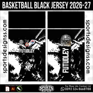 Basketball Black Jersey 2026-27 โ Basketball Jersey Vector